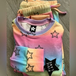Pixie Lane girls sweat set size 6 BNWT